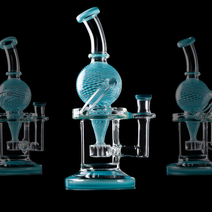 Dab Rig / Öl Bong "Circum" Blau