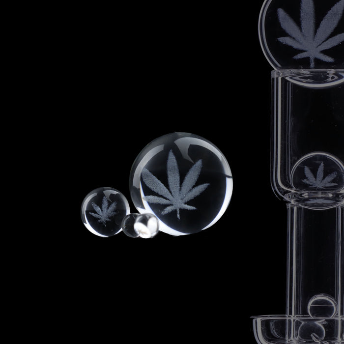 Terp Perlen Set Marihuana Blatt