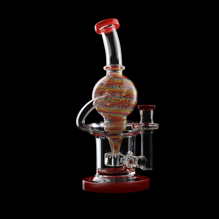 Dab Rig / Öl Bong "Circum" Rot