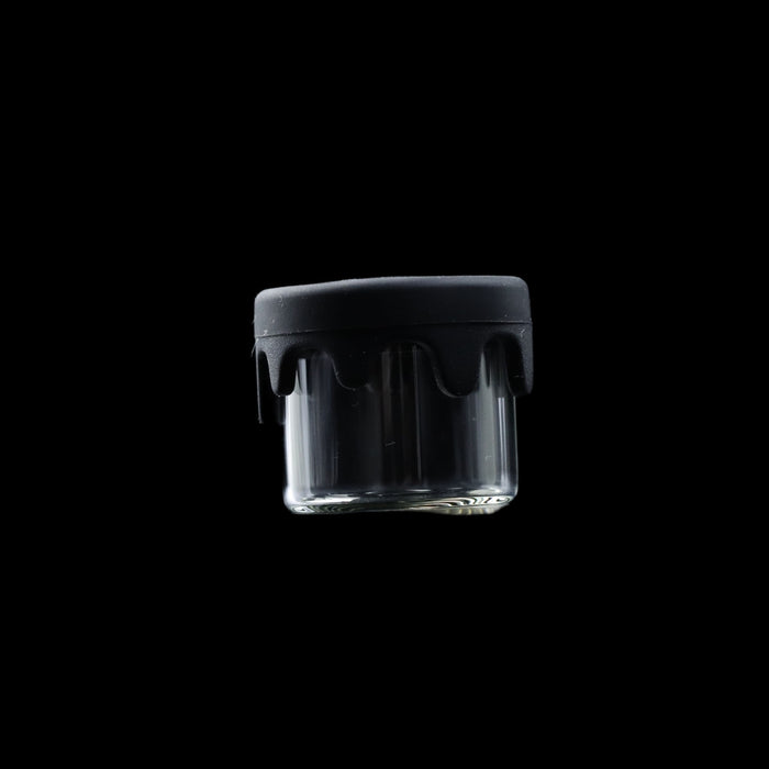 6ml Glas Behälter mit Silikon Deckel