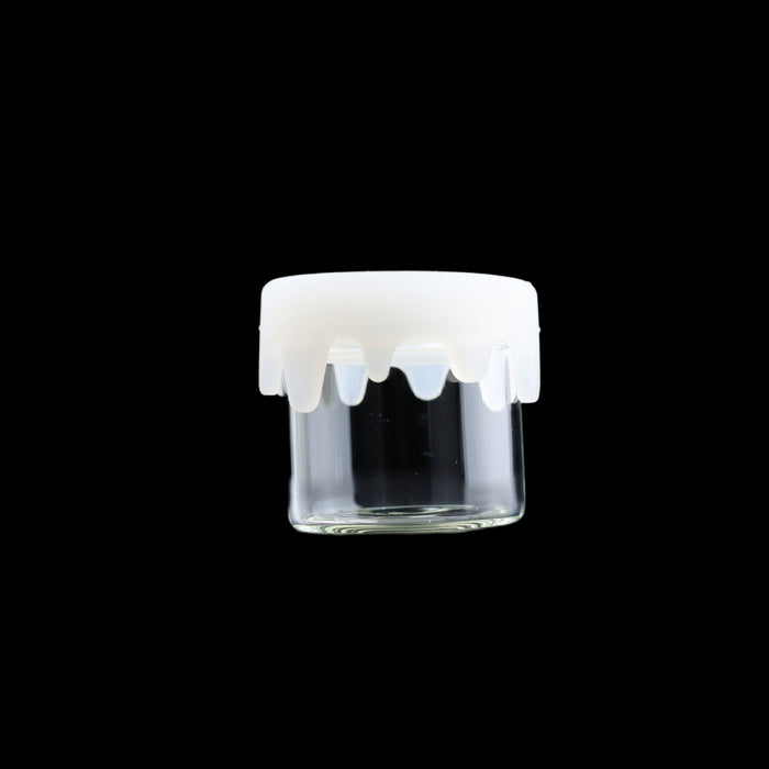 6ml Glas Behälter mit Silikon Deckel