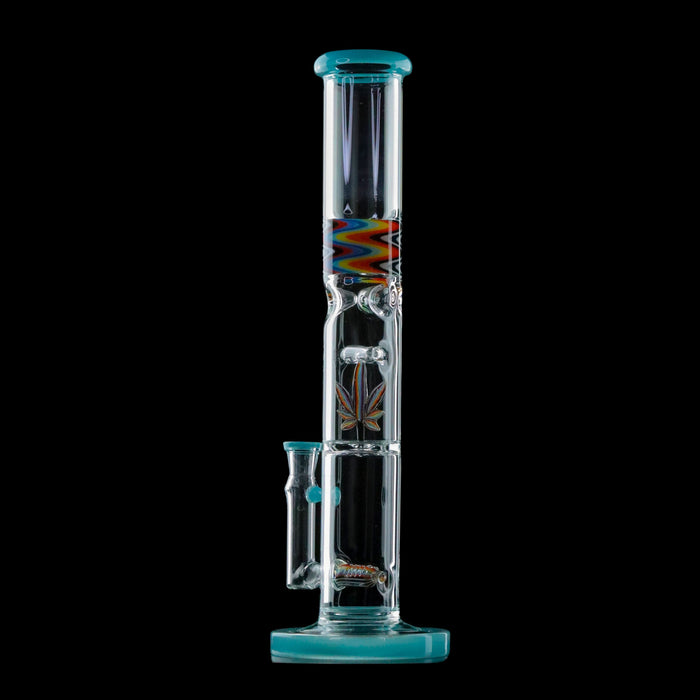 Bong Marihuana Blatt Style Blau